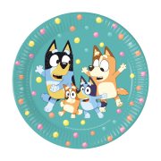 DECORATA Πιάτα Χάρτινα 0% Πλαστικό Bluey 23cm 8τεμ