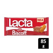 LACTA Σοκολάτα Γάλακτος Biscoff 85g