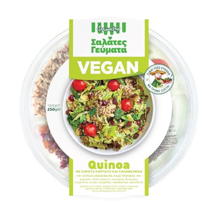 Σαλάτα Quinoa ΦΡΕΣΚΟΥΛΗΣ με Ξηρούς Καρπούς & Κράνμπερις Vegan 250gr