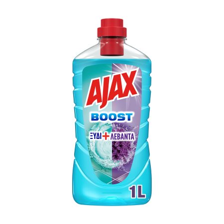 AJAX Boost Καθαριστικό Υγρό Γενικής Χρήσης Ξίδι&Λεβάντα Vegan 1lt