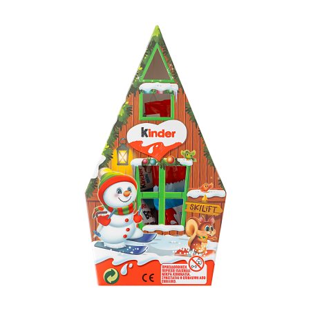 KINDER Mini Mix Σοκολατάκια Χιονάνθρωπος 76g