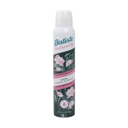 BATISTE Naturally Dry Σαμπουάν Μαλλιών Μπαμπού & Γαρδένια Vegan 200ml