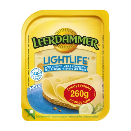 Τυρί LEERDAMMER Light σε φέτες 260g