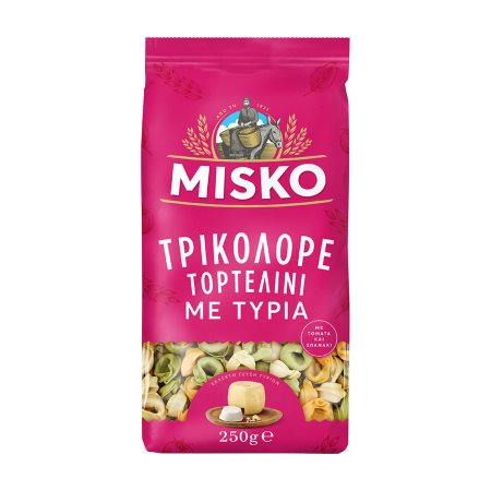 MISKO Τορτελίνι Τρικολόρε με Τυριά 250g