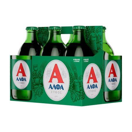 ΑΛΦΑ Μπίρα Lager 6x330ml