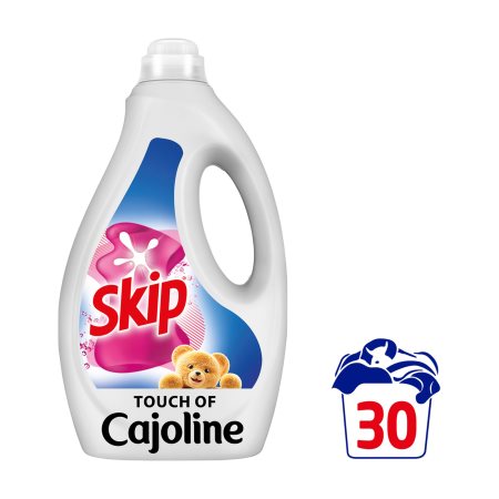 SKIP Απορρυπαντικό Πλυντηρίου Ρούχων Υγρό με Άρωμα Cajoline 30 πλύσεις