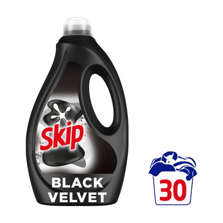 SKIP Black Velvet Απορρυπαντικό Πλυντηρίου Ρούχων Υγρό για Μαύρα & Σκούρα Ρούχα 30 πλύσεις