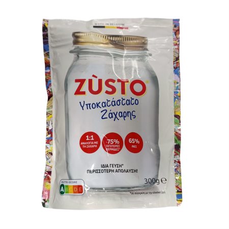 ZUSTO Υποκατάστατο Ζάχαρης σε σκόνη 300g