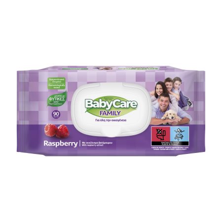 BABYCARE Family Μωρομάντιλα Βατόμουρο 90τεμ