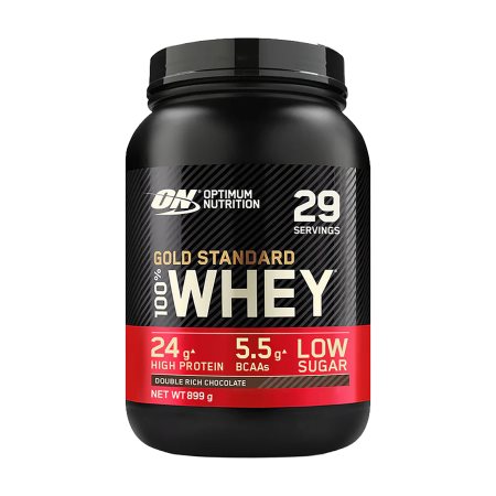 OPTIMUM NUTRITION Gold Standard Πρωτεΐνη Ορού Γάλακτος με γεύση Διπλή Σοκολάτα 899g