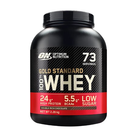 OPTIMUM NUTRITION Gold Standard Πρωτεΐνη Ορού Γάλακτος με γεύση Διπλή Σοκολάτα 2,26Kg