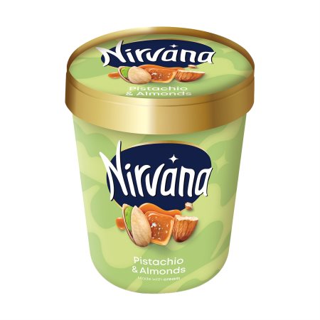 NIRVANA Παγωτό Pistachio & Almonds 313g (420ml)