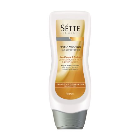 SETTE Elements Κρέμα Μαλλιών Αναδόμηση & Θρέψη 400ml