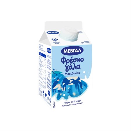 ΜΕΒΓΑΛ Φρέσκο Γάλα Πλήρες 3,5% 500ml