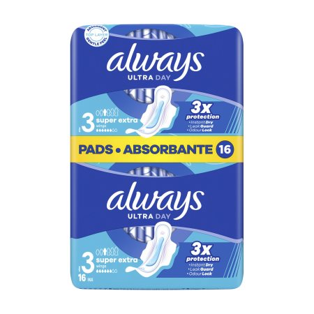 ALWAYS Ultra Σερβιέτες No3 Day & Night 16τεμ