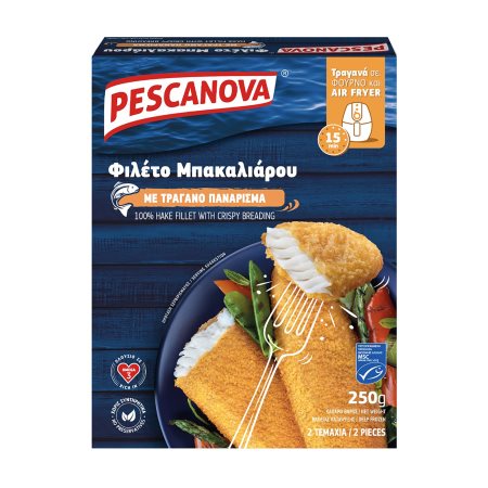 Φιλέτο Μπακαλιάρου PESCANOVA με Τραγανό Πανάρισμα 2τεμ 250g
