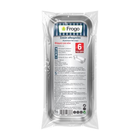FROGO Σκεύη Αλουμινίου για Κέικ 6τεμ