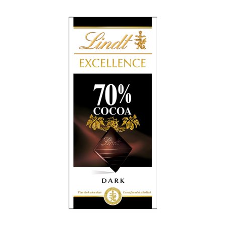 LINDT Excellence Σοκολάτα Υγείας με 70% Κακάο 100g