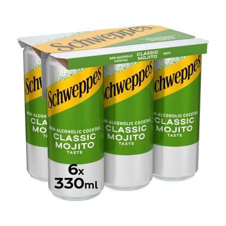 SCHWEPPES Mixer με γεύση Mojito 6x330ml