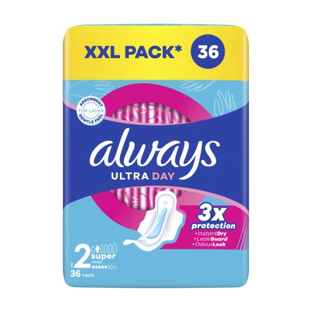 ALWAYS Ultra Day Σερβιέτες No2 Super 36τεμ