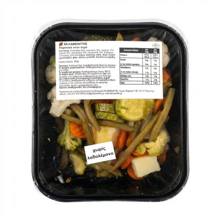 Λαχανικά στον Ατμό Χωρίς Λαδολέμονο ΣΚΛΑΒΕΝΙΤΗΣ Παραγωγής μας 380g