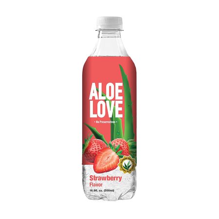 ALOE LOVE Χυμός Αλόης με γεύση Φράουλα 500ml