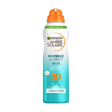 AMBRE SOLAIRE Invisible Protect Mist Σώματος & Προσώπου Spf30 200ml ...