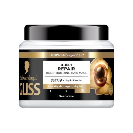 GLISS Repair Μάσκα 4σε1 για Πολύ Ταλαιπωρημένα Ξηρά Μαλλιά 400ml