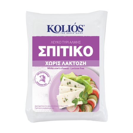 Λευκό Τυρί Άλμης KOLIOS Σπιτικό Αγελαδινό Χωρίς λακτόζη 300g