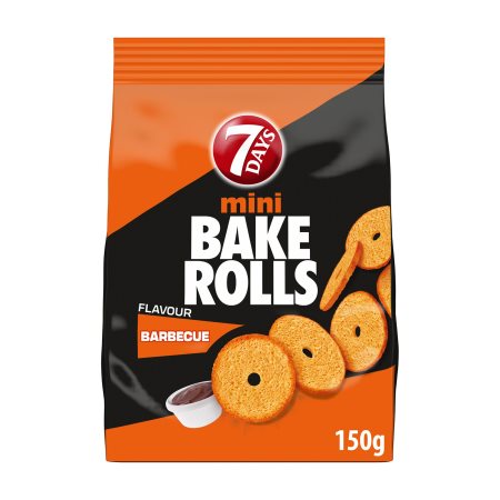 7DAYS Mini Bake Rolls με γεύση Barbeque 150g