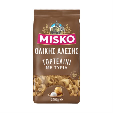 MISKO Τορτελίνι Ολικής Άλεσης με Τυριά 250g
