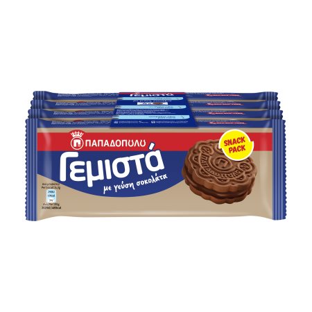ΠΑΠΑΔΟΠΟΥΛΟΥ Γεμιστά Μπισκότα με γεύση Σοκολάτα 4x58g