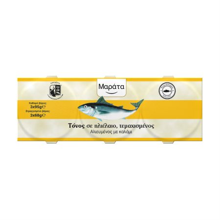 ΜΑΡΑΤΑ Τόνος σε Ηλιέλαιο τεμαχισμένος 3x95g