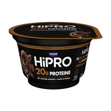 DANONE HiPro Protein Πουτίγκα με γεύση Σοκολάτα Χωρίς προσθήκη ζάχαρης 200g
