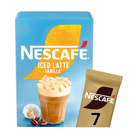 NESCAFE Στιγμιαίο Ρόφημα Καφέ Iced Latte Vanilla 7x15g