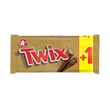 TWIX Σοκολάτα 4x50gr +1 Δώρο