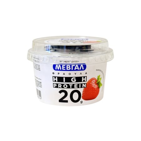 ΜΕΒΓΑΛ Protein Επιδόρπιο Γιαουρτιού 1% με Φράουλα 200g