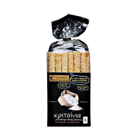 TSANOS Κριτσίνια Ολικής Άλεσης 230g