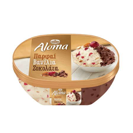 ALOMA Παγωτό Παρφέ Βανίλια Σοκολάτα 1kg (2lt)