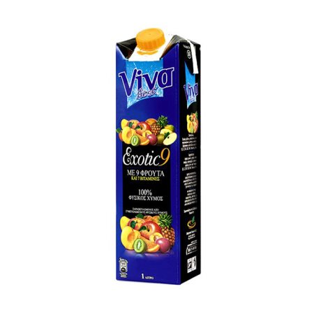 VIVA Fresh Exotic Χυμός Φυσικός 9 Φρούτα 1lt