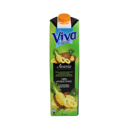 VIVA Fresh Χυμός Φυσικός Ανανά 1lt