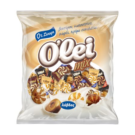 ΛΑΒΔΑΣ O'lei Mix Καραμέλες σε 4 Γεύσεις Χωρίς ζάχαρη 150g