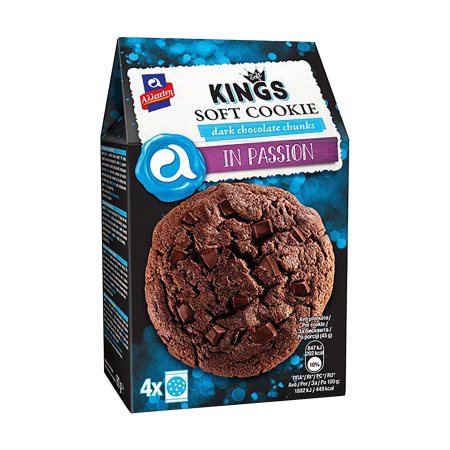 ΑΛΛΑΤΙΝΗ Soft Kings Dark Cookie Choco Μπισκότα 180gr
