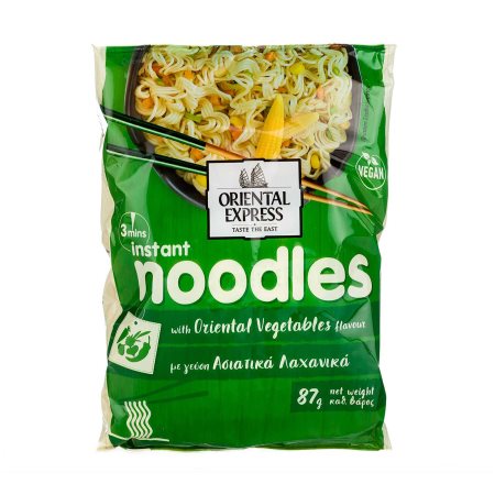 ORIENTAL EXPRESS Instant Noodles με γεύση Ασιατικά Λαχανικά Vegan 87gr