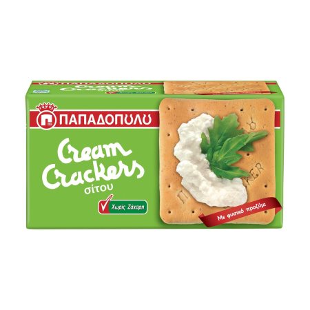 ΠΑΠΑΔΟΠΟΥΛΟΥ Cream Κράκερς Χωρίς ζάχαρη 165gr