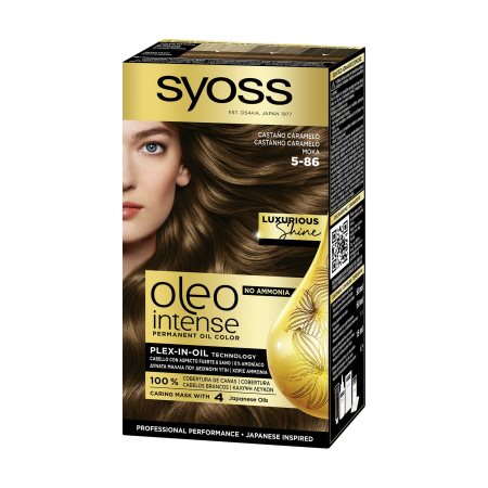 SYOSS Oleo Intense Βαφή Μαλλιών Νο5-86 Σκούρο Ξανθό 115ml