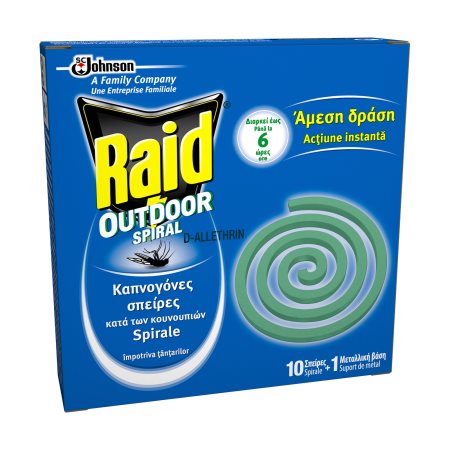 RAID Outdoor Εντομοαπωθητικές Σπείρες 10τεμ