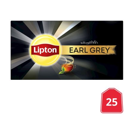 LIPTON Earl Grey Μαύρο Τσάι 25 φακελάκια x1,6gr