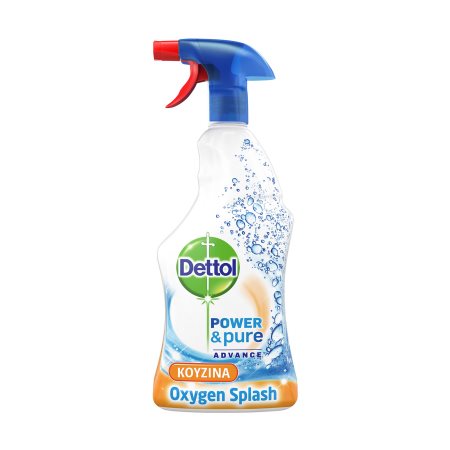 DETTOL Power & Pure Αντιβακτηριδιακό Καθαριστικό Σπρέι Κουζίνας Oxygen Splash 500ml