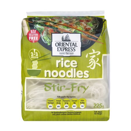 ORIENT EXPRESS Noodles Ρυζιού Stir-Fry Χωρίς γλουτένη 225gr
